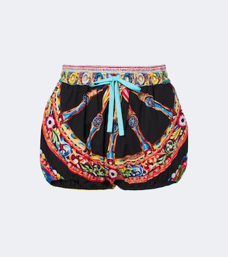 Carretto cotton poplin shorts | Dolce&Gabbana