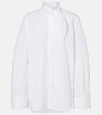 Tie-neck cotton shirt | Givenchy