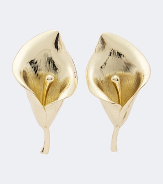 Floral clip-on earrings | Carolina Herrera