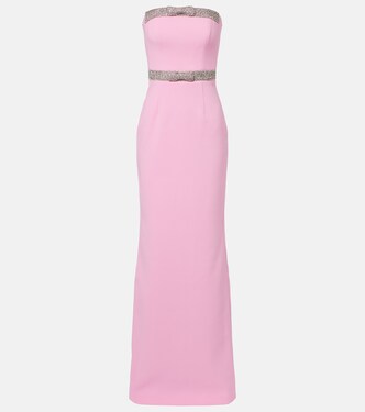 Edle Bustier-Robe aus Crêpe | Rebecca Vallance