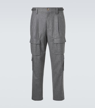 Virgin wool cargo pants | Brunello Cucinelli