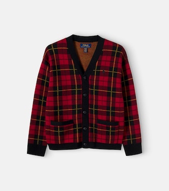 Checked wool cardigan | Polo Ralph Lauren Kids