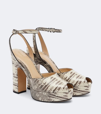 Plateausandalen After 9 aus Leder | Fendi