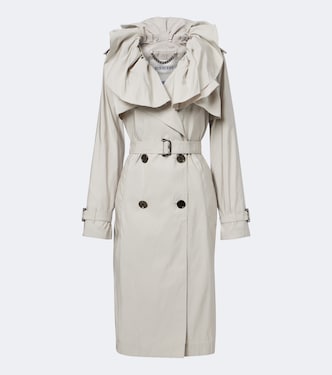 Ruffled trench coat | Burberry