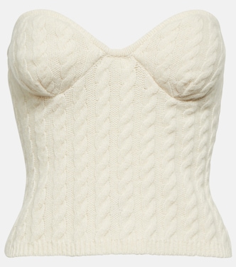 Cable-knit tube top | Magda Butrym