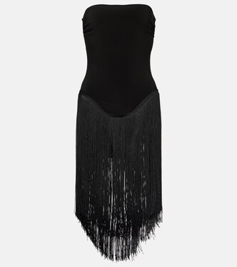 Minikleid 18" Fringe Bishop | Norma Kamali