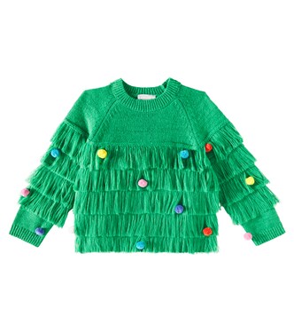 Fringed sweater | Stella McCartney Kids