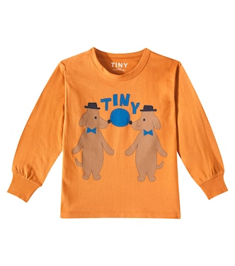Tiny Dogs printed cotton T-shirt | Tinycottons