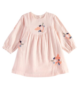 Baby embroidered floral cotton-blend dress | Tartine et Chocolat