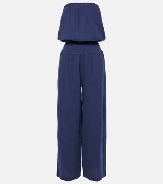 Mono de algodón sin tirantes | Melissa Odabash