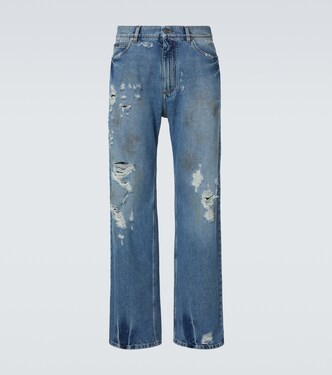 Distressed wide-leg jeans | Dolce&Gabbana
