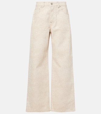 Jeans a gamba larga con stampa | Jacquemus