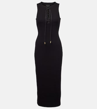Ribbed-knit cotton midi dress | Givenchy