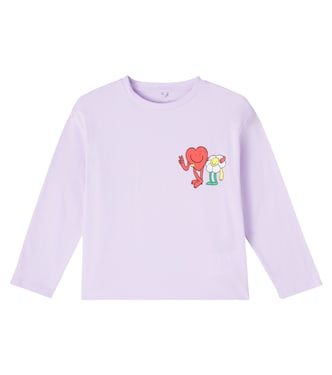 Printed cotton jersey T-shirt | Stella McCartney Kids