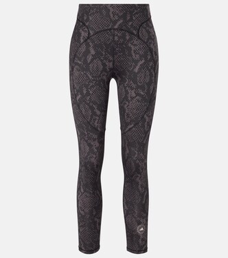 Printed high-rise leggings | Adidas by Stella McCartney