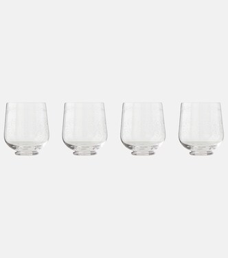 Midnight Flowers Dark Viola set of 4 glasses by Marni | Serax