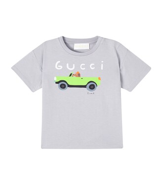 x Euan Roberts Baby printed cotton jersey T-shirt | Gucci Kids