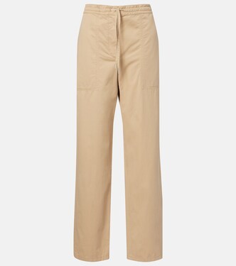 Mende cotton and cashmere wide-leg pants  | The Row