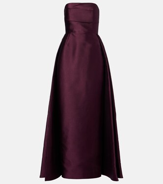 Robe longue en satin | Solace London