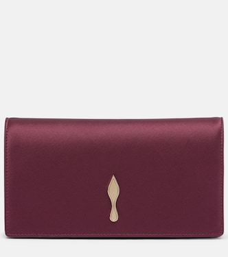 Bettina crêpe satin clutch | Christian Louboutin