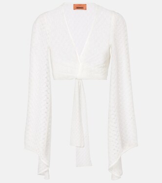 Lamé crop top | Missoni