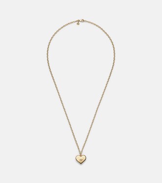 Halskette Wallpaper Heart aus 14kt Gelbgold (585/1000) mit Diamanten | Sydney Evan