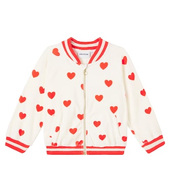 Printed cotton-blend bomber jacket | Mini Rodini