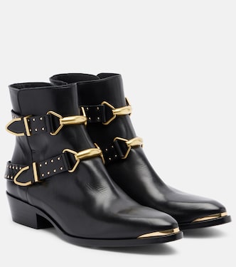 Verzierte Ankle Boots Zalya aus Leder | Isabel Marant