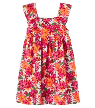 Floral cotton and linen dress | Tartine et Chocolat