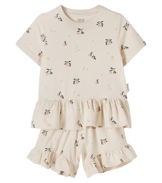 Ilford cotton-blend top and shorts set | Liewood