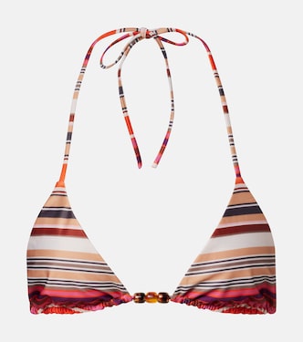 Leone striped bikini top | Faithfull