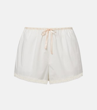Shorts Alma aus Baumwolle mit Spitze | Posse