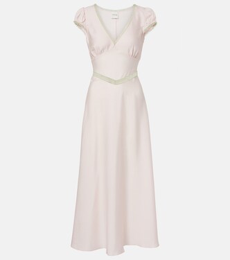 Vestido midi Perla con encaje | Posse