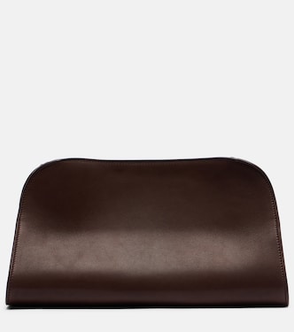 Peggy Medium leather clutch | The Row