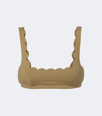 Top de bikini Mini Palm Springs festoneado | Marysia