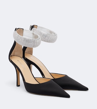 Verzierte Pumps She's A Lady aus Satin | Mach & Mach