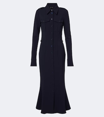 Wool-blend shirt dress | Mugler