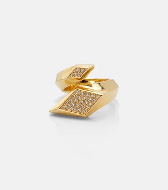Anello con cristalli | Versace