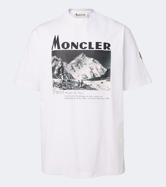 Logo printed cotton jersey T-shirt | Moncler