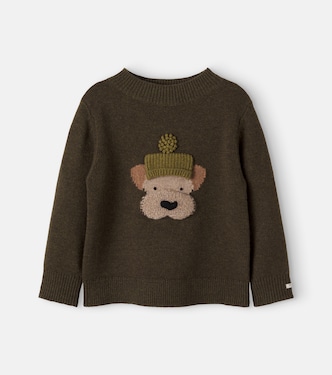 Denn embroidered wool sweater | Donsje