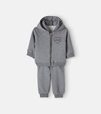 Baby Set aus Kapuzenjacke und Jogginghose | Chloé Kids