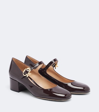 Mary Ribbon patent leather Mary Jane pumps | Gianvito Rossi