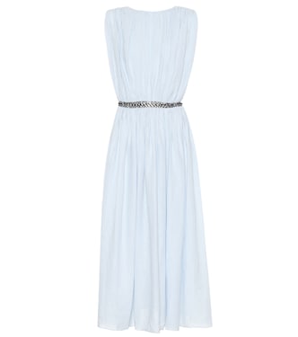 Robe midi Cristina en lin | Gabriela Hearst