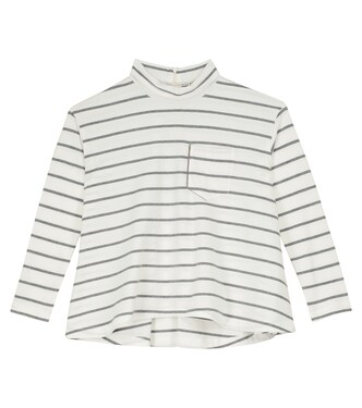 Striped cotton top | Brunello Cucinelli Kids