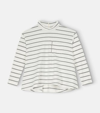 Striped cotton top | Brunello Cucinelli Kids