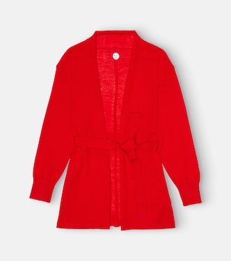 Huey cashmere and silk cardigan | The Row Kids