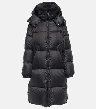 Daunenmantel mit Shearling | Yves Salomon