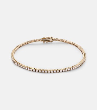 14kt gold tennis bracelet with diamonds | Mateo