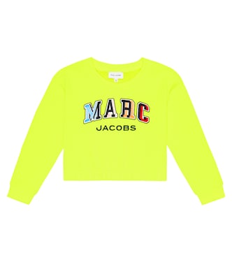 Sweat-shirt en coton mélangé à logo | Marc Jacobs Kids