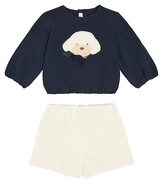 Baby sweatshirt and shorts set | Il Gufo